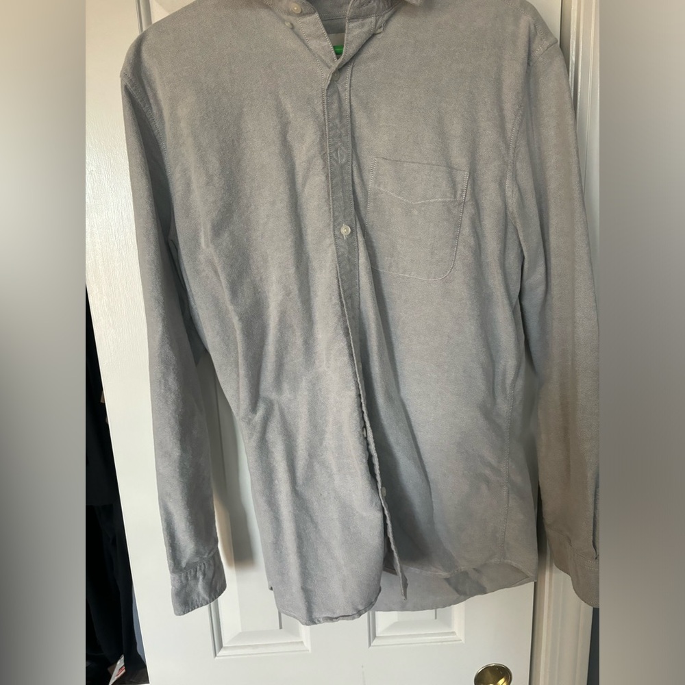 American Eagle Large Tall Dress Shirt Bottom Up with pocket